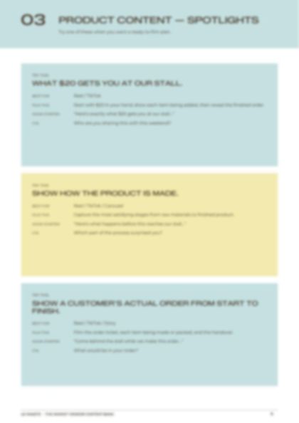 Preview of a Content Bank page layout